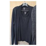 MB - Eileen Fisher Sweater Sets - Size Large (Lot of 2) Dark Charcoal Knit