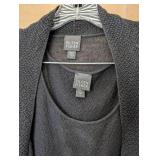 MB - Eileen Fisher Sweater Sets - Size Large (Lot of 2) Dark Charcoal Knit