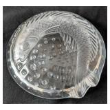 MB - Lalique Concarneau Koi Fish Trinket Dish - 6" Diameter - Made in France