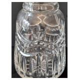 MB - Vintage Crystal Bedside Carafe, Faceted Cut Pattern
