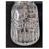 MB - Vintage Crystal Bedside Carafe, Faceted Cut Pattern