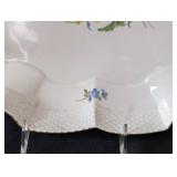 MB - Meissen Floral Pattern Tray with Handles
