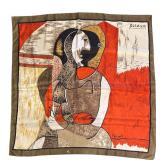DR - Picasso Scarf - Abstract Cubist Portrait