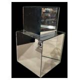 DR - Four Decorative Mirrored Cubes