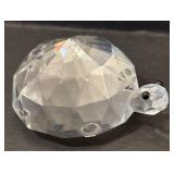 C4 - Crystal Turtle, Swan & Bear Figurines