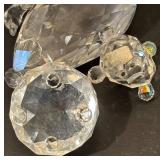 C4 - Crystal Turtle, Swan & Bear Figurines