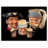 C4 - Royal Doulton & Kelsboro Ware Toby Mugs