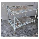 BY - Vintage Metal Bar Stand - Weathered Outdoor Finish
