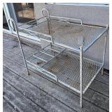 BY - Vintage Metal Bar Stand - Weathered Outdoor Finish