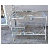 BY - Vintage Metal Bar Stand - Weathered Outdoor Finish