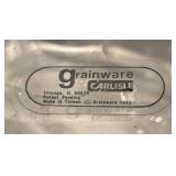 DR - Vintage Carlisle Grainware Lucite Ice Bucket