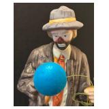 C3 - Emmett Kelly Jr. Porcelain Clown Figurines - 3-Piece Set