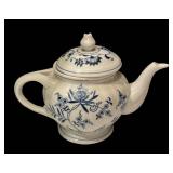 DR - Vintage Blue Danube Teapot & Coffee Pot Set with Platter