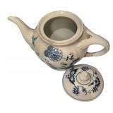 DR - Vintage Blue Danube Teapot & Coffee Pot Set with Platter