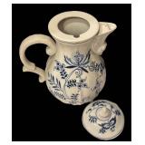 DR - Vintage Blue Danube Teapot & Coffee Pot Set with Platter