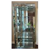 LR - Exquisite Mirrored Étagère Cabinet