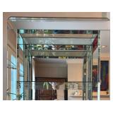 LR - Exquisite Mirrored Étagère Cabinet