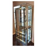 LR - Exquisite Mirrored Étagère Cabinet