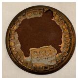 DR - Antique French Miniature Portrait Painting on Porcelain