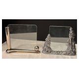 C6 - Arthur Court Animal-Themed Frame & Silver Glass Photo Frame