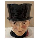 C6 - Royal Doulton Toby / Character Mugs - Robinson Crusoe D6539, John Peel (Harry Fenton) and The Mikado D6507