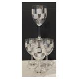 DR - Geometric Stemware - 4 Glasses