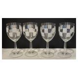 DR - Geometric Stemware - 4 Glasses