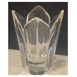 C6 - Orrefors Lotus Crystal Vase