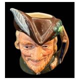 C6 - Royal Doulton Miniature Toby Mugs (Lot of 4) - Mr. Pickwick, Town Crier, Robin Hood, Pied Piper