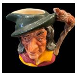 C6 - Royal Doulton Miniature Toby Mugs (Lot of 4) - Mr. Pickwick, Town Crier, Robin Hood, Pied Piper