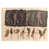 DR - Jennifer Kunin Original Mixed Media Portrait in Lucite Shadowbox Frame