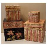 DR - Four Decorative Nesting Boxes