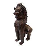 DR - Khmer-Style Guardian Foo Dog Sculpture