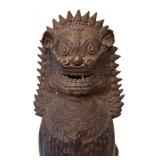 DR - Khmer-Style Guardian Foo Dog Sculpture