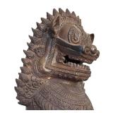 DR - Khmer-Style Guardian Foo Dog Sculpture