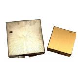 K - Two Vintage Floral Pill Boxes