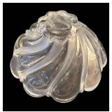 DR - Mikasa Peppermint Swirl Crystal Candy Dish