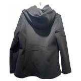 CC - Andrew Marc Coat XL - Hooded Black Outerwear