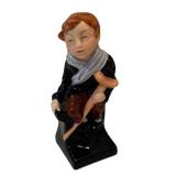 DR - Royal Doulton Dickens Figurines Trio - Tiny Tim, Fat Boy & Micawber