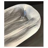 DR - Vintage Orrefors "Ice" or "Platina" Bowl by Vicke Lindstrand