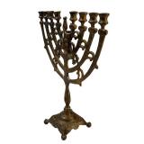 DR - Vintage Brass Hanukkah Menorah