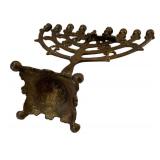 DR - Vintage Brass Hanukkah Menorah