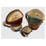 DR - Three Royal Doulton & Beswick Toby Mugs