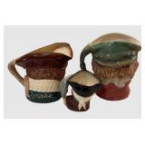 DR - Three Royal Doulton & Beswick Toby Mugs