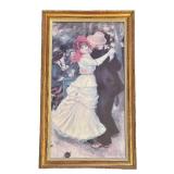 DR - Dance at Bougival Framed Print by Renoir