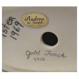 DR - Andrea By Sadek Gold Finch Figurine