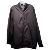 CC - Bernardo Bomber Jacket - Black, Zip Front, Ribbed Cuffs & Hem Size XL