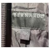 CC - Bernardo Bomber Jacket - Black, Zip Front, Ribbed Cuffs & Hem Size XL