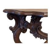 DR - Vintage Carved Wooden Wall-Mount Console Table