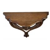 DR - Vintage Carved Wooden Wall-Mount Console Table